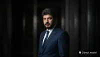 Blue Suit Portrait AI generated image example