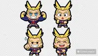 Chibi Stickers AI generated image example
